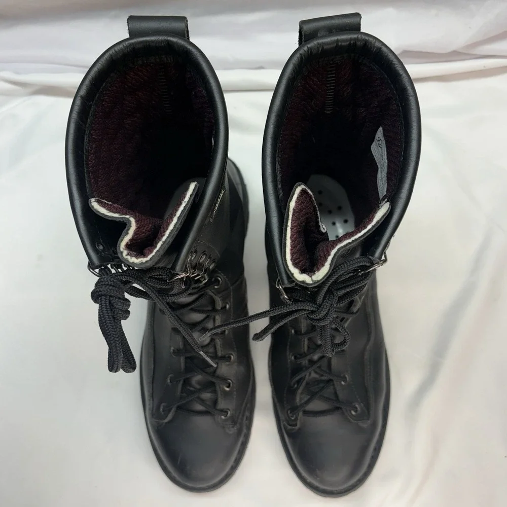 Danner Fort‎ Lewis 10in Mens Black Leather USA Military Boots 69110 13 D